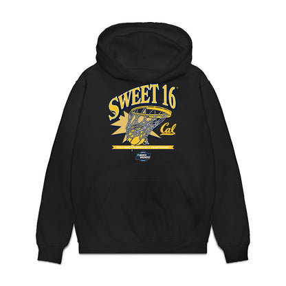 UC Berkeley - NCAA Women's Basketball : Isis Johnson-Musah - NCAA® March Madness® 2025 Sweet Sixteen Shersey Premium Hooded Sweatshirt-0