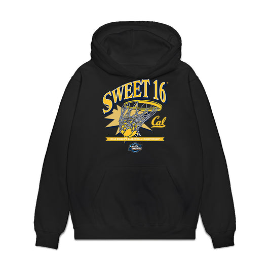 UC Berkeley - NCAA Women's Basketball : Sakima Walker - NCAA® March Madness® 2025 Sweet Sixteen Shersey Premium Hooded Sweatshirt-0