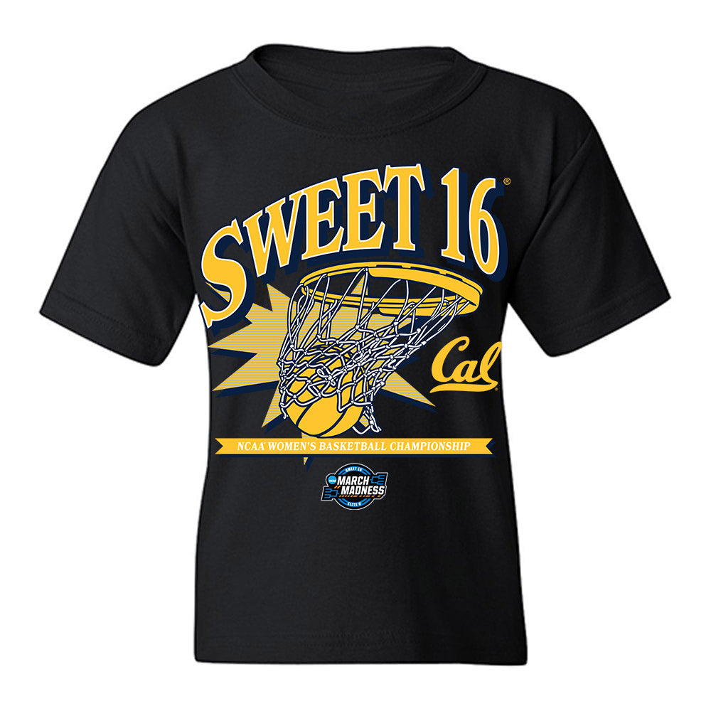 UC Berkeley - NCAA Women's Basketball : Taylor Barnes - NCAA® March Madness® 2025 Sweet Sixteen Shersey Youth T-Shirt-0