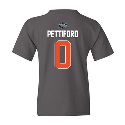Auburn - NCAA Men's Basketball : Tahaad Pettiford - NCAA® March Madness® 2025 Elite Eight Shersey Youth T-Shirt-1