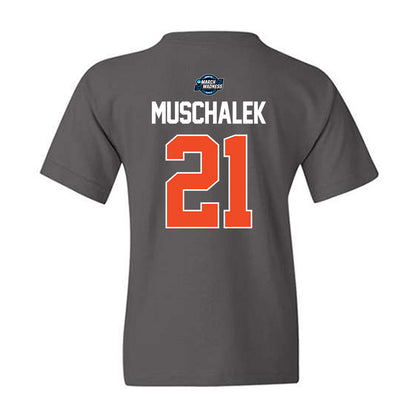 Auburn - NCAA Men's Basketball : Blake Muschalek - NCAA® March Madness® 2025 Elite Eight Shersey Youth T-Shirt-1