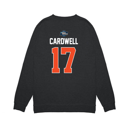 Auburn - NCAA Men's Basketball : Drake Cardwell - NCAA® March Madness® 2025 Elite Eight Shersey Premium Crewneck Sweatshirt-1