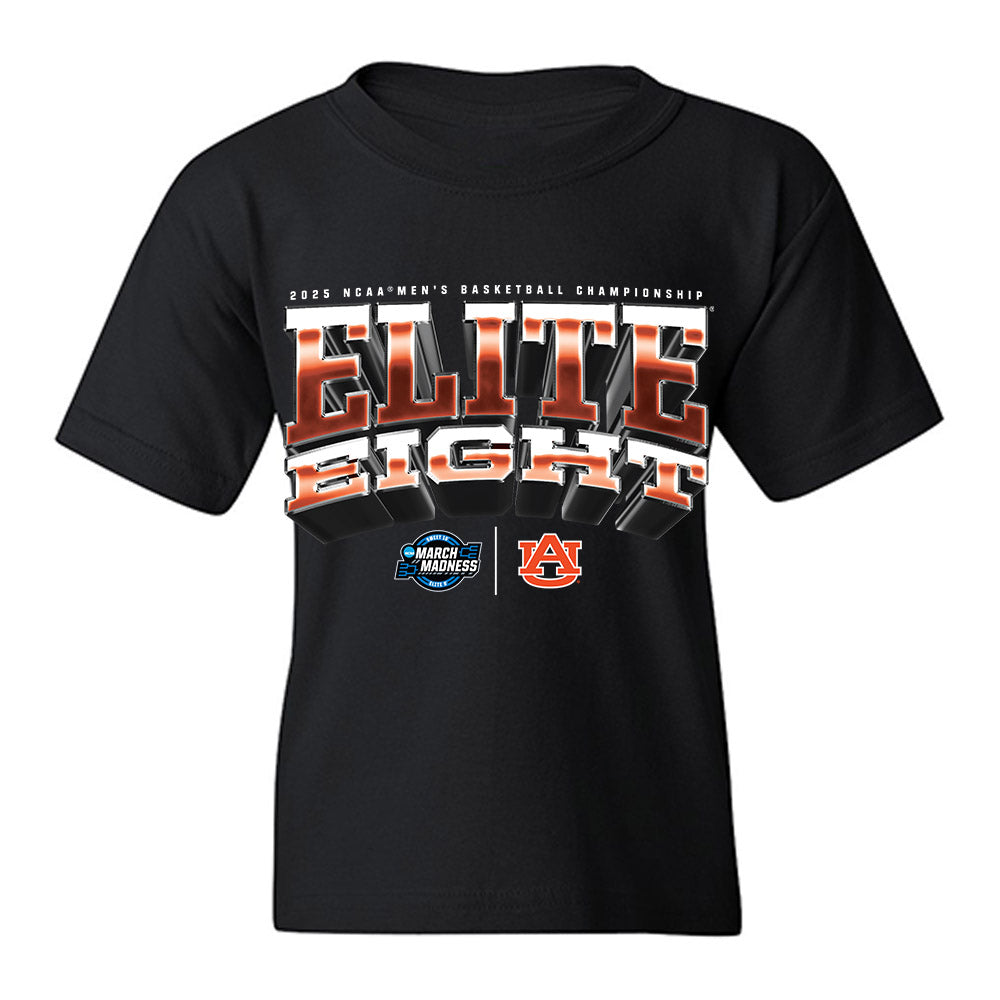Auburn - NCAA Men's Basketball : - NCAA® March Madness® 2025 Elite Eight Team Youth T-Shirt-0