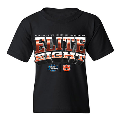 Auburn - NCAA Men's Basketball : - NCAA® March Madness® 2025 Elite Eight Team Youth T-Shirt-0