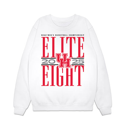 Houston - NCAA Men's Basketball : Milos Uzan - NCAA® March Madness® 2025 Elite Eight Premium Crewneck Sweatshirt-0