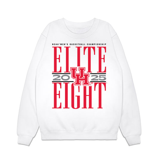 Houston - NCAA Men's Basketball : Milos Uzan - NCAA® March Madness® 2025 Elite Eight Premium Crewneck Sweatshirt-0