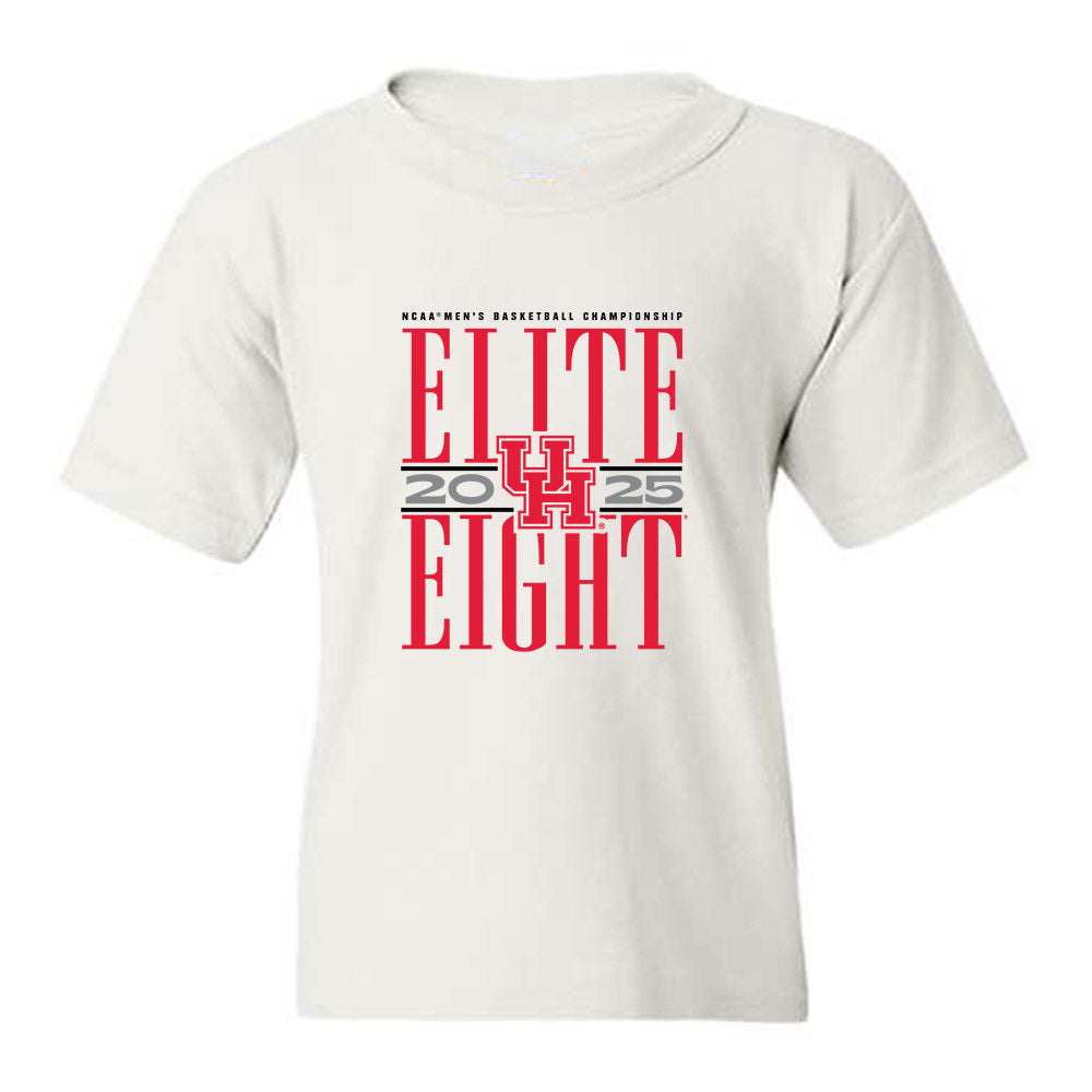 Houston - NCAA Men's Basketball : Milos Uzan - NCAA® March Madness® 2025 Elite Eight Youth T-Shirt-0
