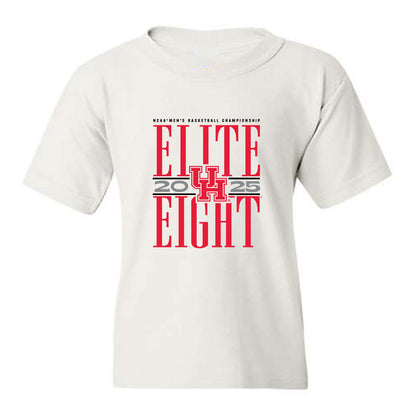 Houston - NCAA Men's Basketball : Milos Uzan - NCAA® March Madness® 2025 Elite Eight Youth T-Shirt-0