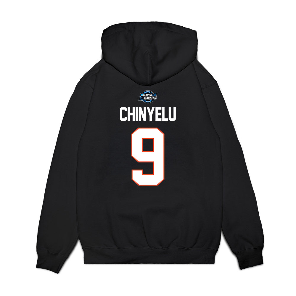 Florida - NCAA Men's Basketball : Rueben Chinyelu - NCAA® March Madness® 2025 Elite 8 Shersey Premium Hooded Sweatshirt-1