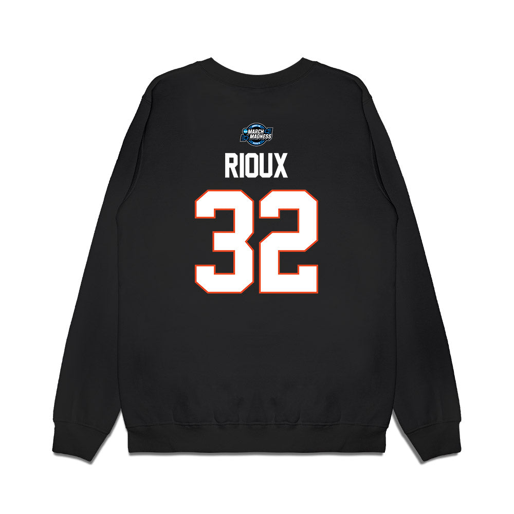 Florida - NCAA Men's Basketball : Olivier Rioux - NCAA® March Madness® 2025 Elite 8 Shersey Premium Crewneck Sweatshirt-1