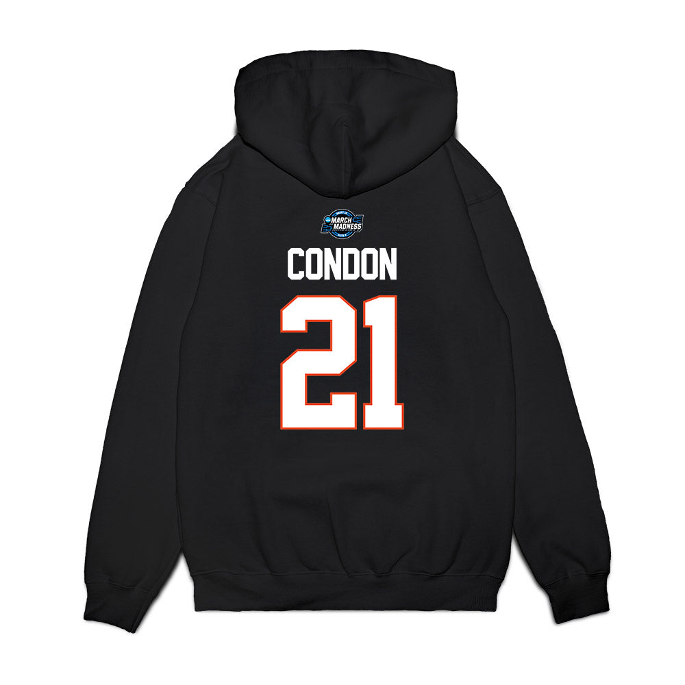 Florida - NCAA Men's Basketball : Alexander Condon - NCAA® March Madness® 2025 Elite 8 Shersey Premium Hooded Sweatshirt-1
