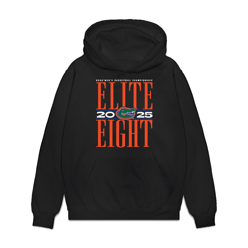 Florida - NCAA Men's Basketball : Thomas Haugh - NCAA® March Madness® 2025 Elite 8 Shersey Premium Hooded Sweatshirt-0