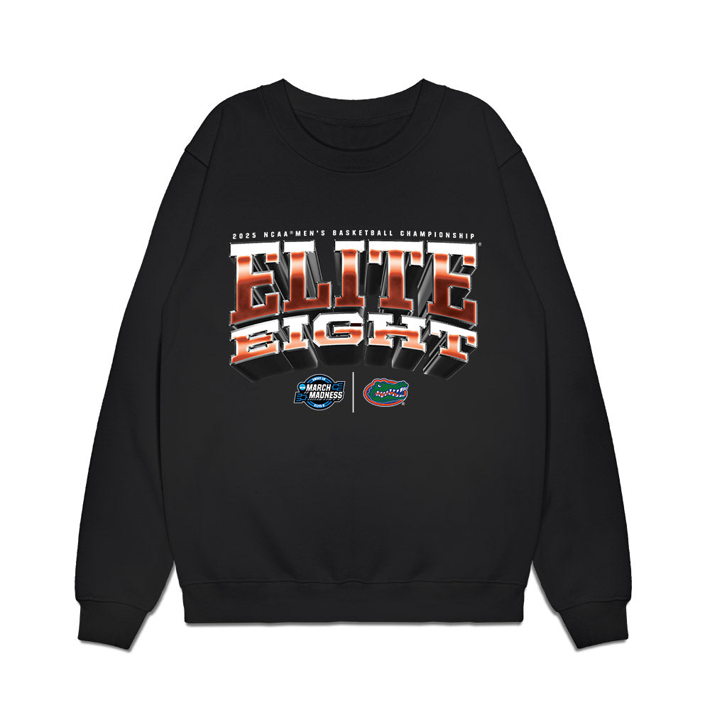 Florida - NCAA Men's Basketball : NCAA® March Madness® 2025 Elite 8 Collage Premium Crewneck Sweatshirt-0