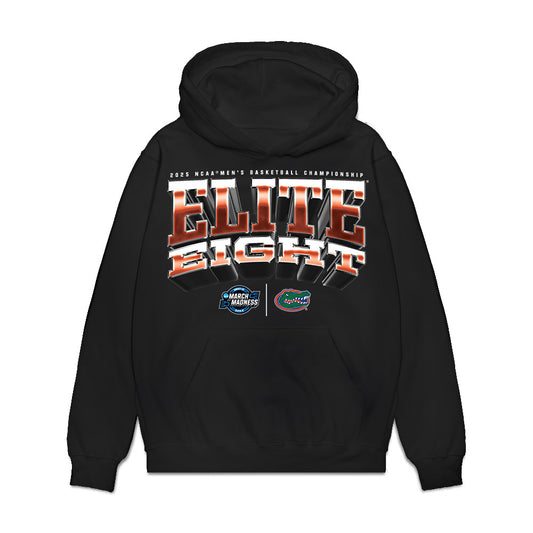 Florida - NCAA Men's Basketball : NCAA® March Madness® 2025 Elite 8 Collage Premium Hooded Sweatshirt-0