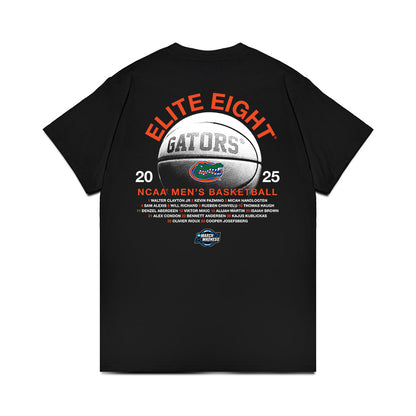 Florida - NCAA Men's Basketball : NCAA® March Madness® 2025 Elite 8 Roster Premium T-Shirt-1