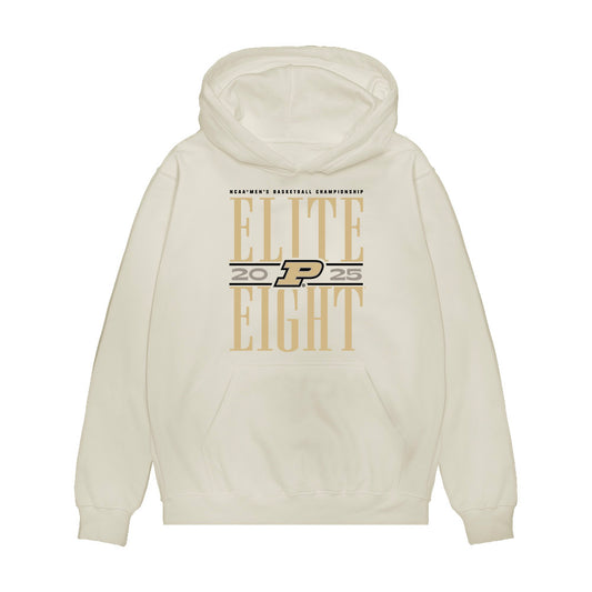 Purdue - NCAA Men's Basketball : Omer Mayer - NCAA® March Madness® 2025 Elite Eight Shersey Premium Hooded Sweatshirt-0
