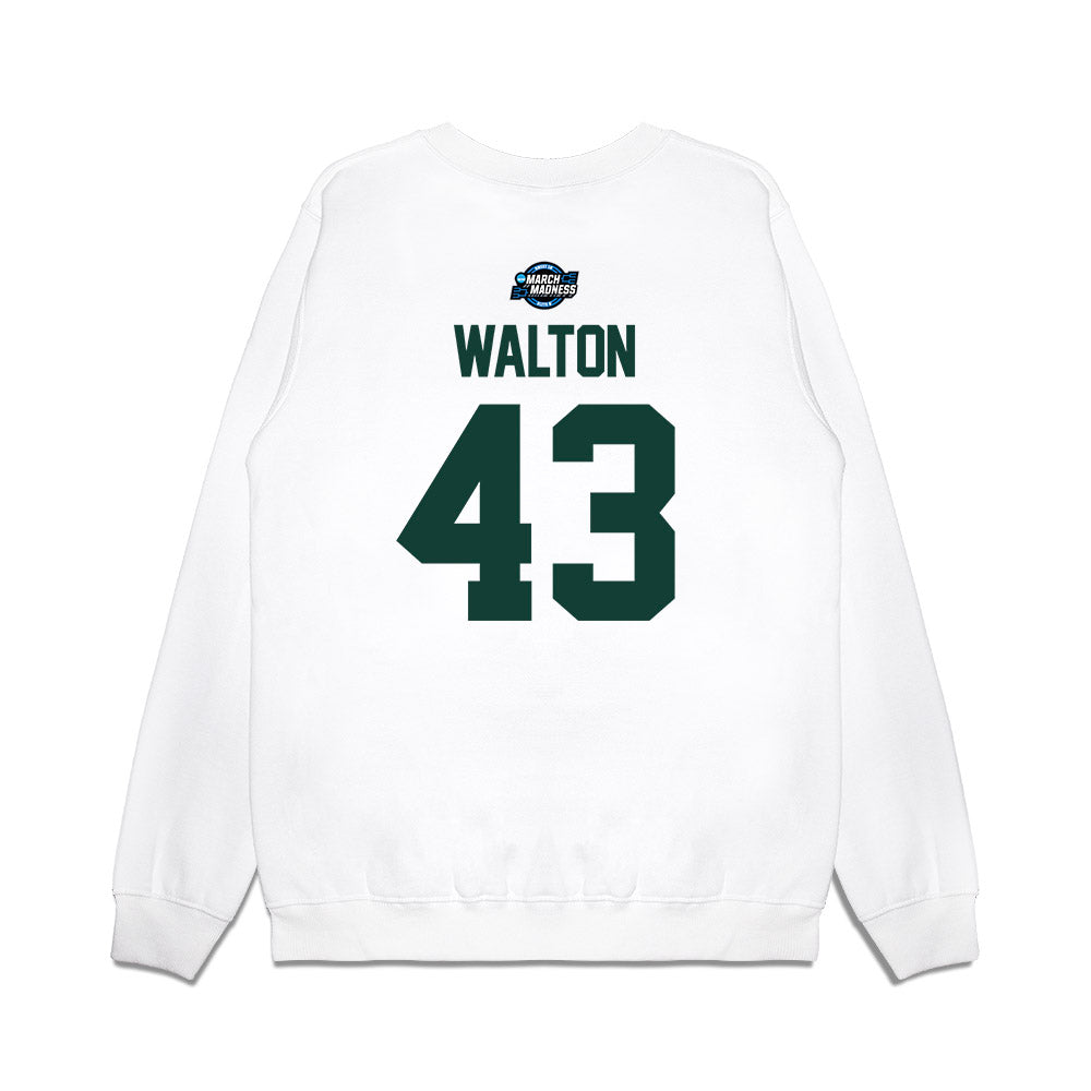 Michigan State - NCAA Men's Basketball : Colin Walton - NCAA® March Madness® 2025 Elite Eight Premium Crewneck Sweatshirt-1