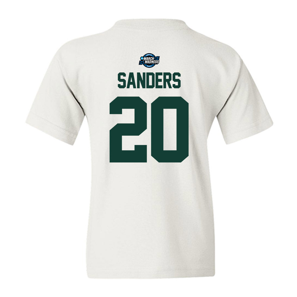 Michigan State - NCAA Men's Basketball : Nick Sanders - NCAA® March Madness® 2025 Elite Eight Youth T-Shirt-1