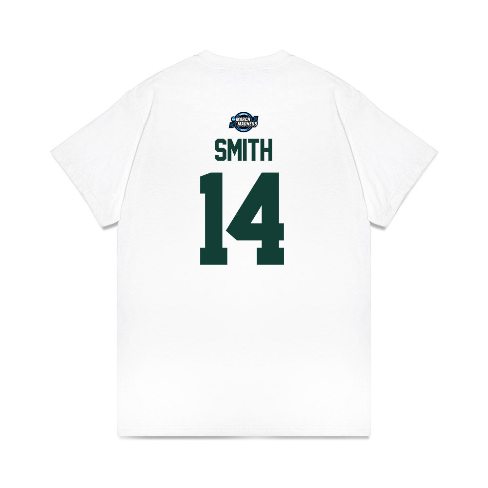 Michigan State - NCAA Men's Basketball : Davis Smith - NCAA® March Madness® 2025 Elite Eight Premium T-Shirt-1
