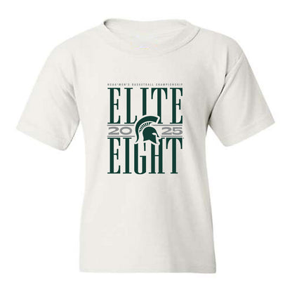 Michigan State - NCAA Men's Basketball : Jesse McCulloch - NCAA® March Madness® 2025 Elite Eight Youth T-Shirt-0