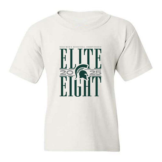 Michigan State - NCAA Men's Basketball : Coen Carr - NCAA® March Madness® 2025 Elite Eight Youth T-Shirt-0