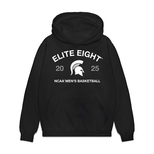 Michigan State - NCAA Men's Basketball : - NCAA® March Madness® 2025 Elite Eight Roster Premium Hooded Sweatshirt-0