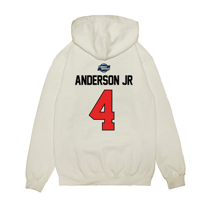 Texas Tech - NCAA Men's Basketball : Chris Anderson Jr - NCAA® March Madness® 2025 Elite 8 Shersey Premium Hooded Sweatshirt-1