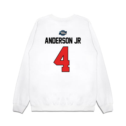 Texas Tech - NCAA Men's Basketball : Chris Anderson Jr - NCAA® March Madness® 2025 Elite 8 Shersey Premium Crewneck Sweatshirt-1