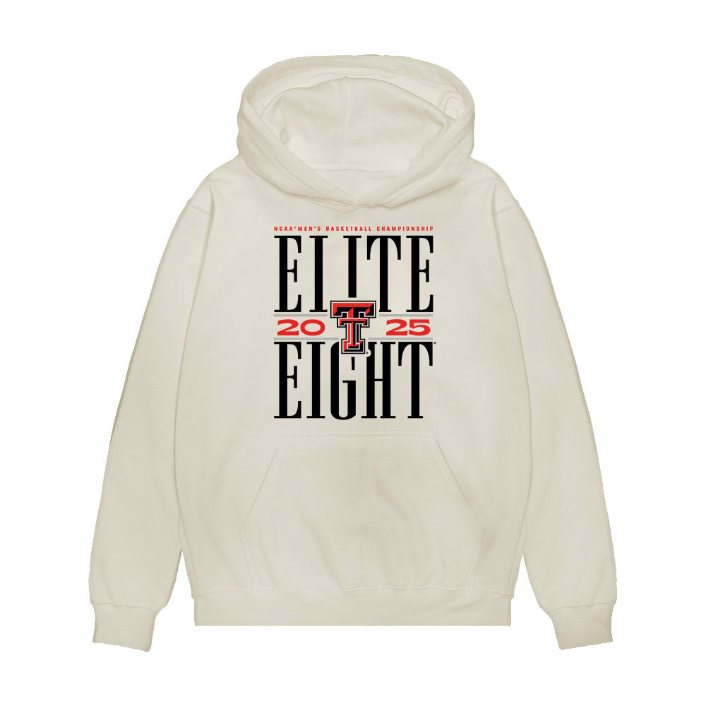 Texas Tech - NCAA Men's Basketball : Jack Francis - NCAA® March Madness® 2025 Elite 8 Shersey Premium Hooded Sweatshirt-0