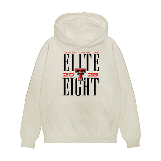 Texas Tech - NCAA Men's Basketball : Jack Francis - NCAA® March Madness® 2025 Elite 8 Shersey Premium Hooded Sweatshirt-0