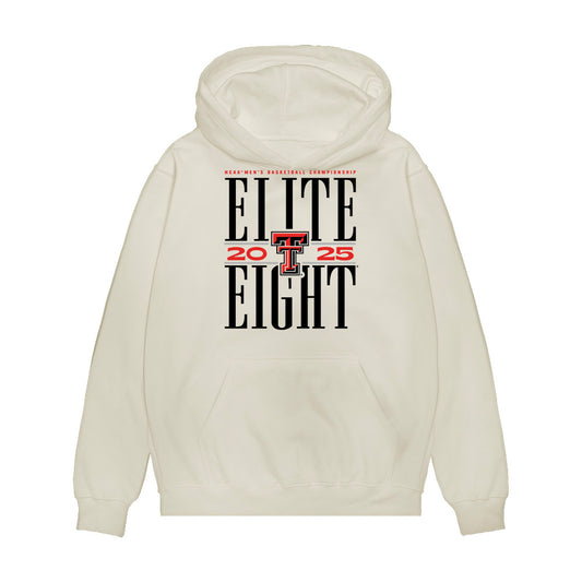 Texas Tech - NCAA Men's Basketball : Marial Akuentok - NCAA® March Madness® 2025 Elite 8 Shersey Premium Hooded Sweatshirt-0