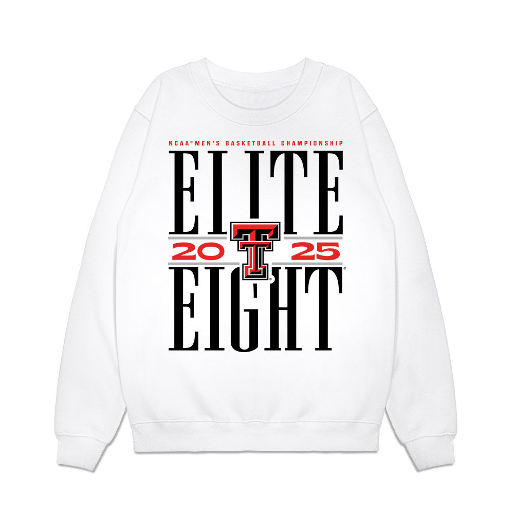 Texas Tech - NCAA Men's Basketball : Marial Akuentok - NCAA® March Madness® 2025 Elite 8 Shersey Premium Crewneck Sweatshirt-0