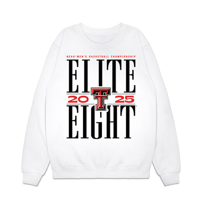 Texas Tech - NCAA Men's Basketball : Marial Akuentok - NCAA® March Madness® 2025 Elite 8 Shersey Premium Crewneck Sweatshirt-0