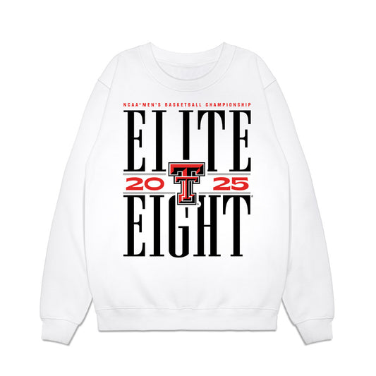 Texas Tech - NCAA Men's Basketball : Marial Akuentok - NCAA® March Madness® 2025 Elite 8 Shersey Premium Crewneck Sweatshirt-0