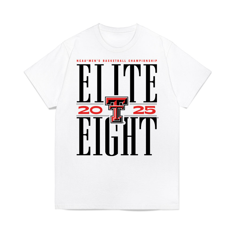 Texas Tech - NCAA Men's Basketball : Marial Akuentok - NCAA® March Madness® 2025 Elite 8 Shersey Premium T-Shirt-0