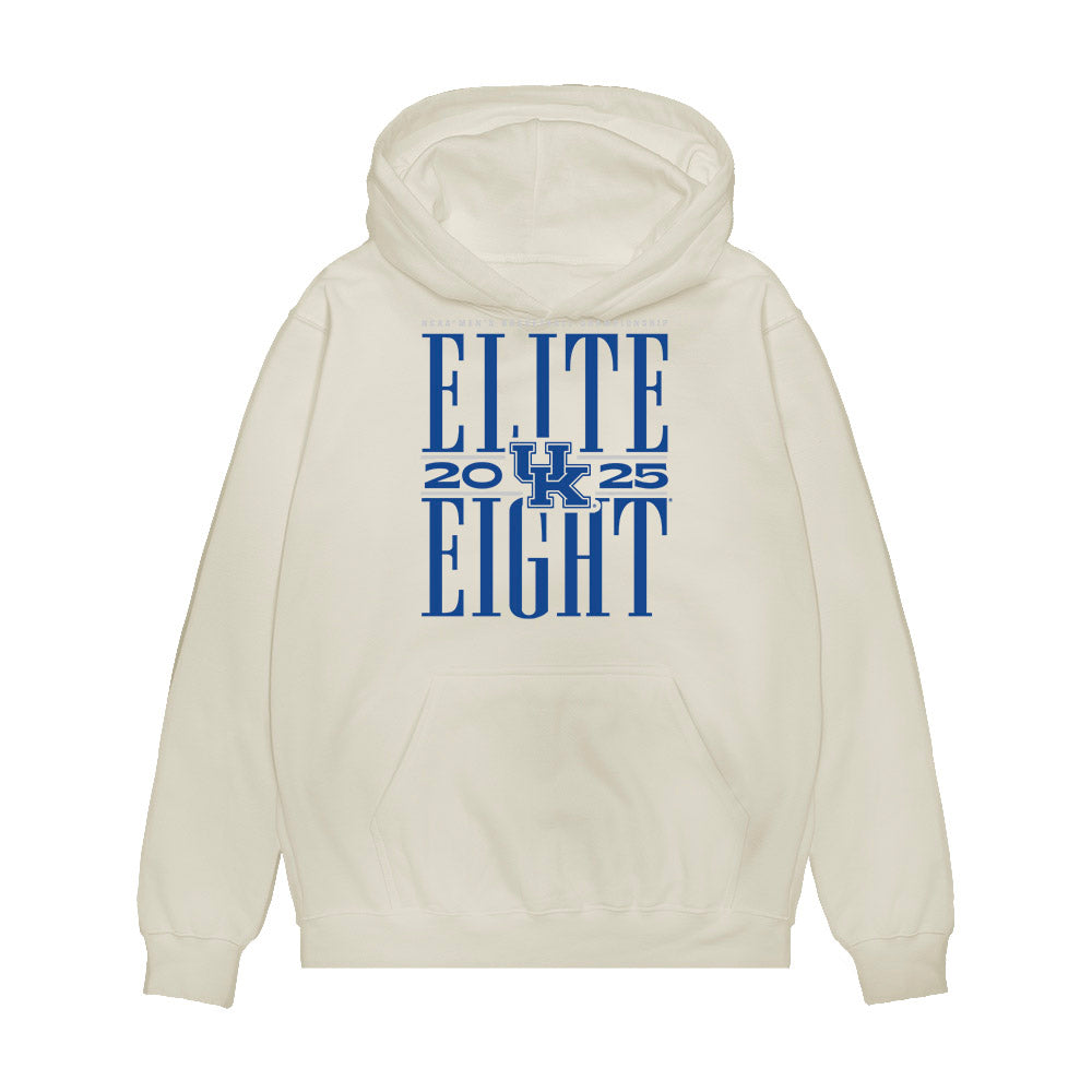 Kentucky - NCAA Men's Basketball : Trent Noah - NCAA® March Madness® 2025 Elite 8 Shersey Premium Hooded Sweatshirt-0