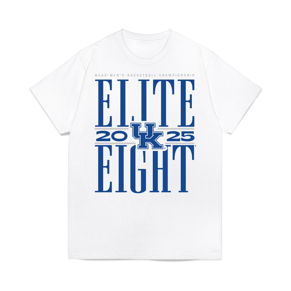 Kentucky - NCAA Men's Basketball : Trent Noah - NCAA® March Madness® 2025 Elite 8 Shersey Premium T-Shirt-0