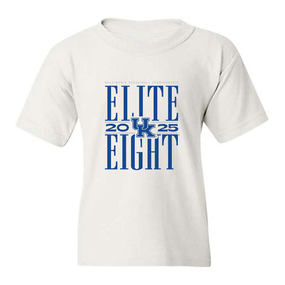 Kentucky - NCAA Men's Basketball : Trent Noah - NCAA® March Madness® 2025 Elite 8 Shersey Youth T-Shirt-0