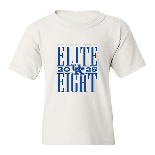 Kentucky - NCAA Men's Basketball : Trent Noah - NCAA® March Madness® 2025 Elite 8 Shersey Youth T-Shirt-0
