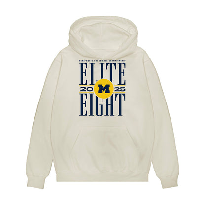 Michigan - NCAA Men's Basketball : Lorenzo Cason - NCAA® March Madness® 2025 Elite 8 Shersey Premium Hooded Sweatshirt-0