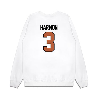 Texas - NCAA Women's Basketball : Rori Harmon - NCAA® March Madness® 2025 Elite 8 Shersey Premium Crewneck Sweatshirt-1