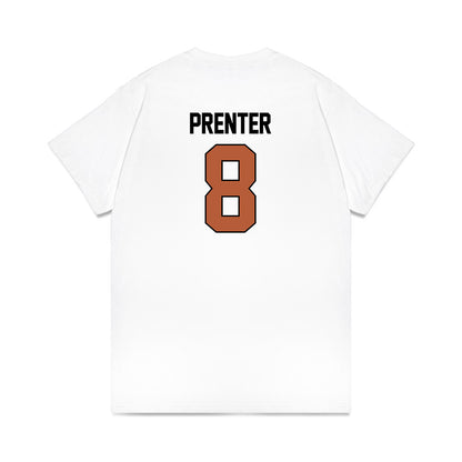 Texas - NCAA Women's Basketball : Grace Prenter - NCAA® March Madness® 2025 Elite 8 Shersey Premium T-Shirt-1
