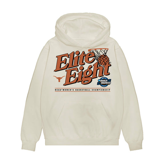 Texas - NCAA Women's Basketball : Grace Prenter - NCAA® March Madness® 2025 Elite 8 Shersey Premium Hooded Sweatshirt-0