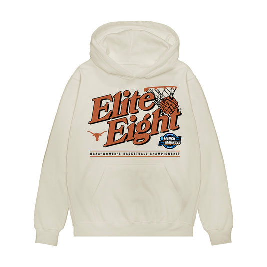 Texas - NCAA Women's Basketball : Sarah Graves - NCAA® March Madness® 2025 Elite 8 Shersey Premium Hooded Sweatshirt-0