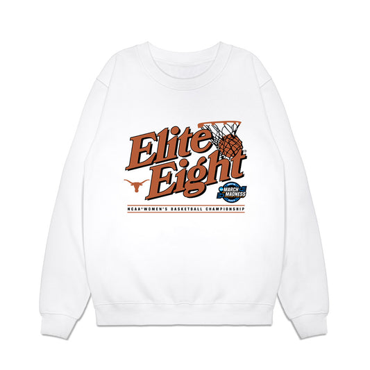 Texas - NCAA Women's Basketball : Sarah Graves - NCAA® March Madness® 2025 Elite 8 Shersey Premium Crewneck Sweatshirt-0