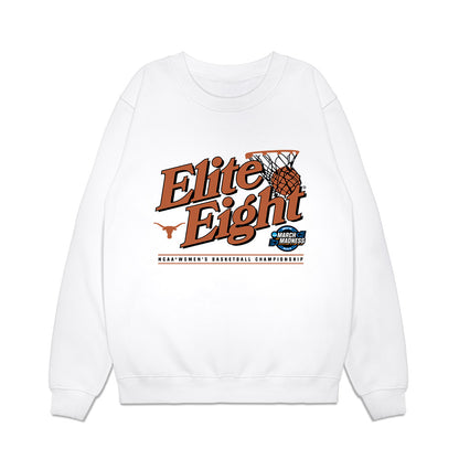 Texas - NCAA Women's Basketball : Kyla Oldacre - NCAA® March Madness® 2025 Elite 8 Shersey Premium Crewneck Sweatshirt-0