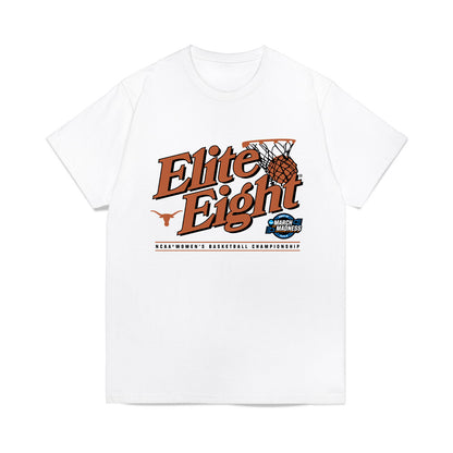 Texas - NCAA Women's Basketball : Grace Prenter - NCAA® March Madness® 2025 Elite 8 Shersey Premium T-Shirt-0