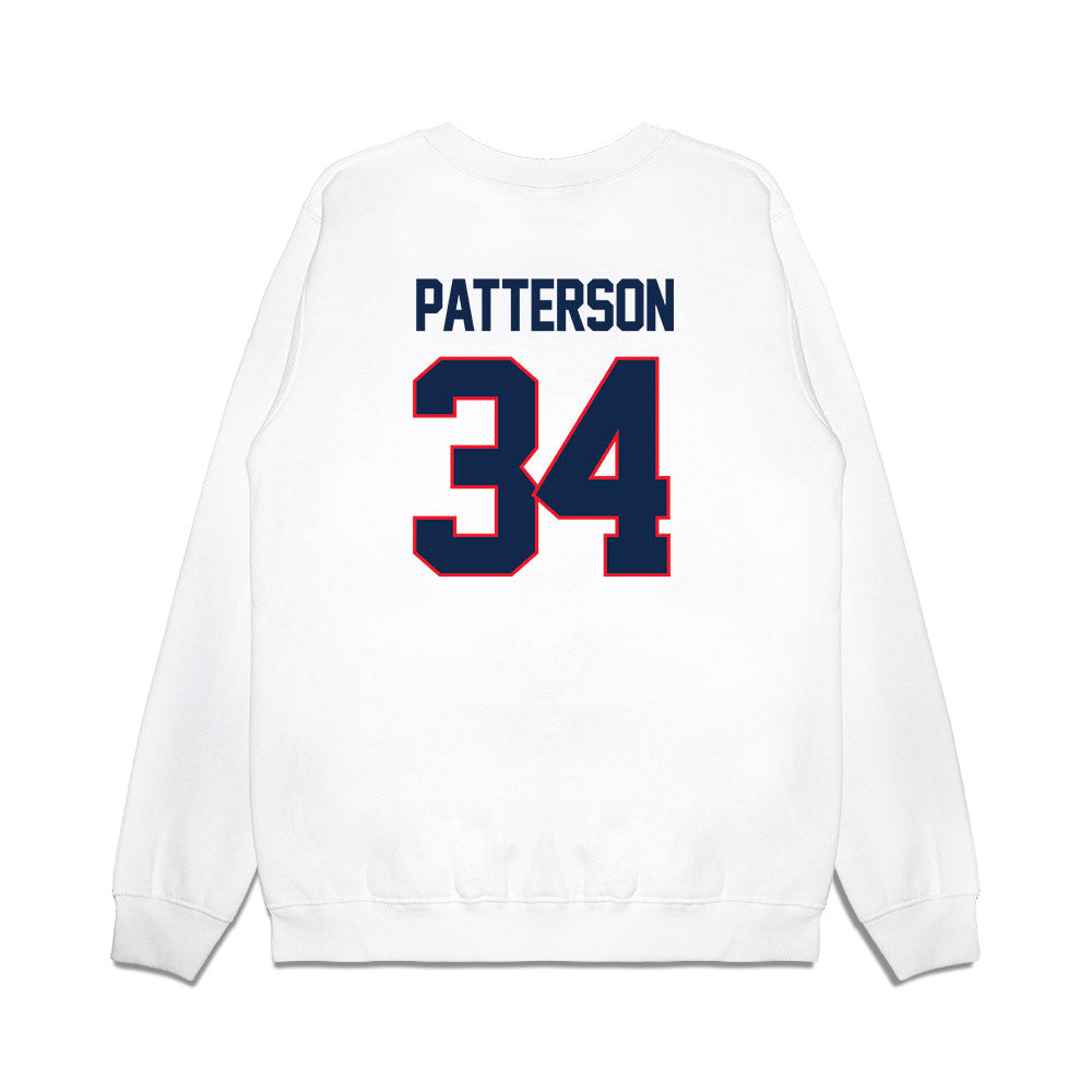UConn - NCAA Women's Basketball : Ayanna Patterson - NCAA® March Madness® 2025 Elite 8 Shersey Premium Crewneck Sweatshirt-1
