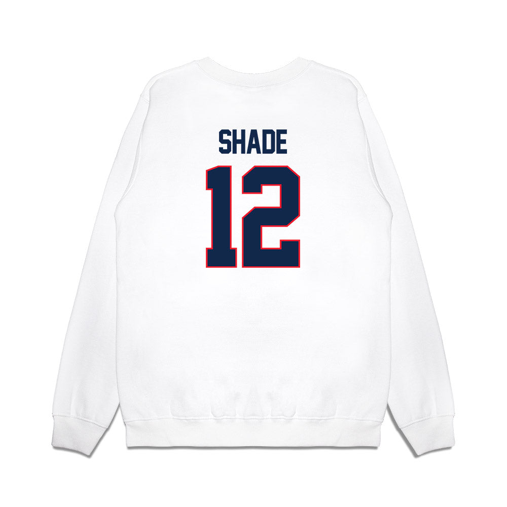 UConn - NCAA Women's Basketball : Ashlynn Shade - NCAA® March Madness® 2025 Elite 8 Shersey Premium Crewneck Sweatshirt-1