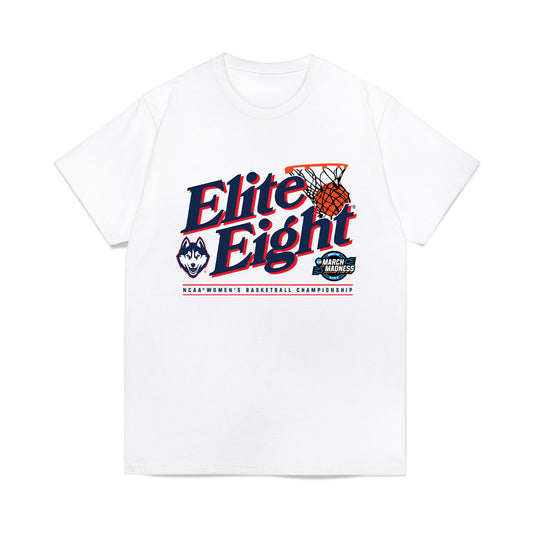 UConn - NCAA Women's Basketball : Azzi Fudd - NCAA® March Madness® 2025 Elite 8 Shersey Premium T-Shirt-0